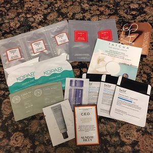 Final drop - 22 Sample variety - Belif, NARS, more